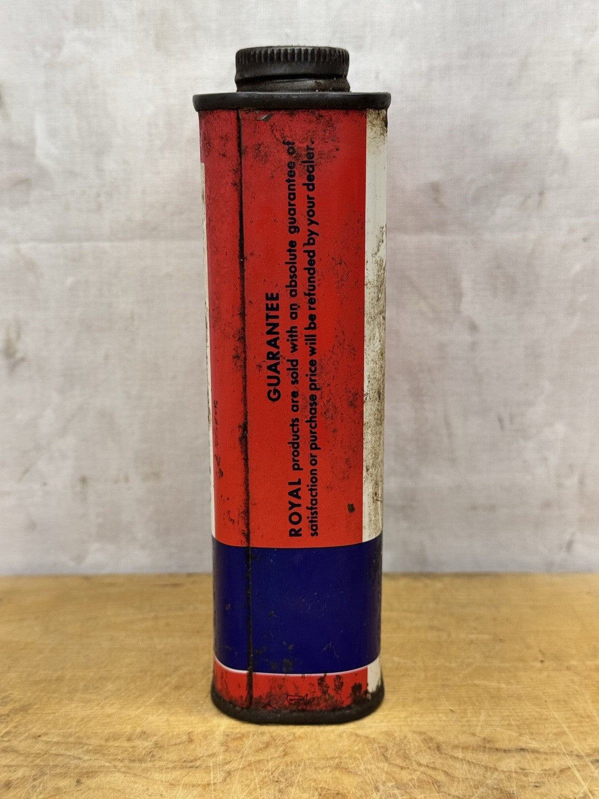 Vintage Royal Hydraulic Jack Oil Tin #1091