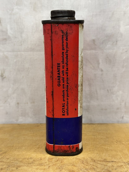 Vintage Royal Hydraulic Jack Oil Tin #1091