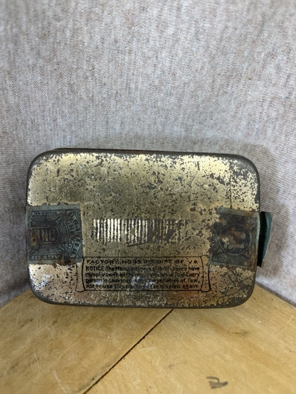 Edgewood Empty Plug Slice Tobacco Tin