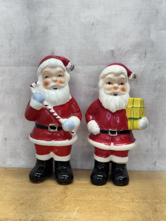 Ceramic Santa clause Figurines Made In Japan #1140