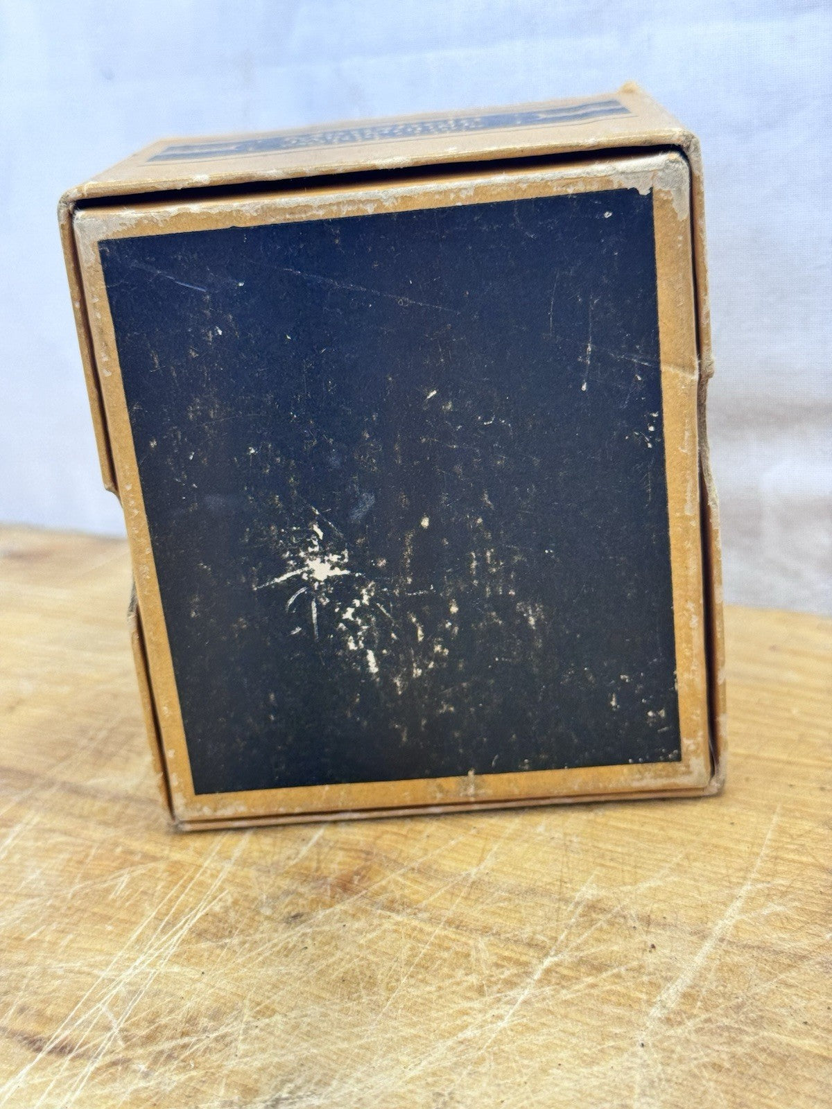 Mansfield Motor Clock Box EMPTY Vintage #1266