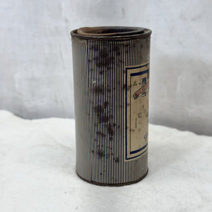 Dental Standard Tin Can Paper Label Vintage Dentistry