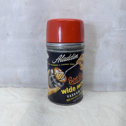 Aladdin Thermos Vacuum Bottle NOS Vintage Metal