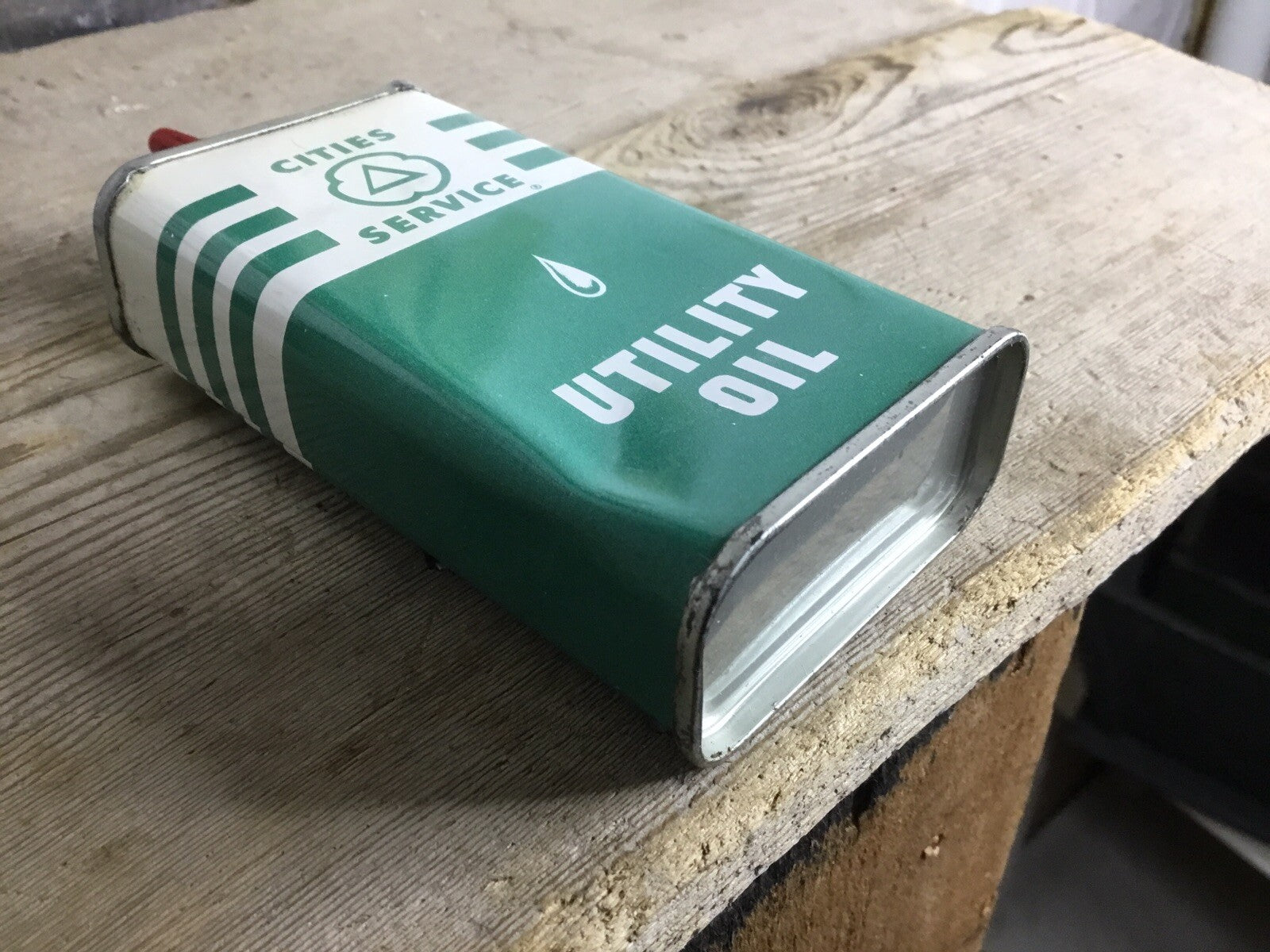 Vintage Mancave Cities Service Oiler 4 0z