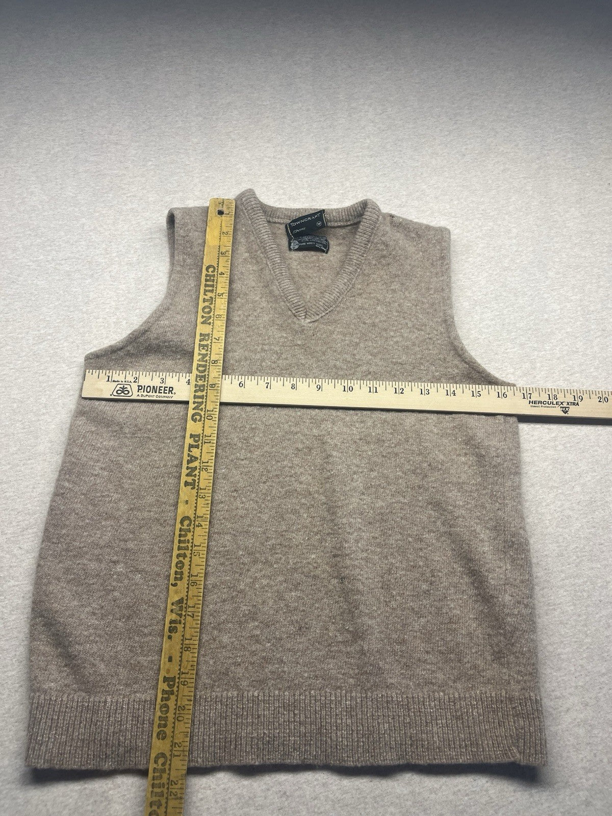 1960s, 70s Men’s Tan Wool Knit Vest