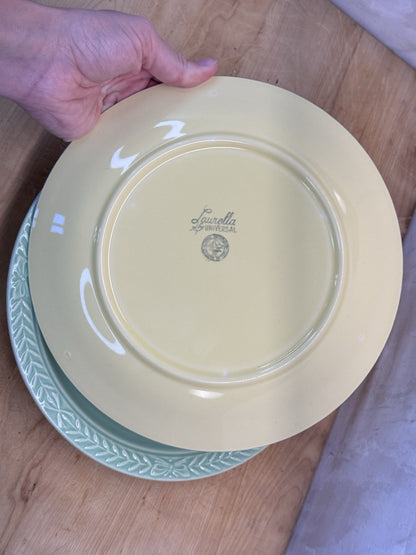 Set Of Four Laurella Dinner Plates Antique #1418