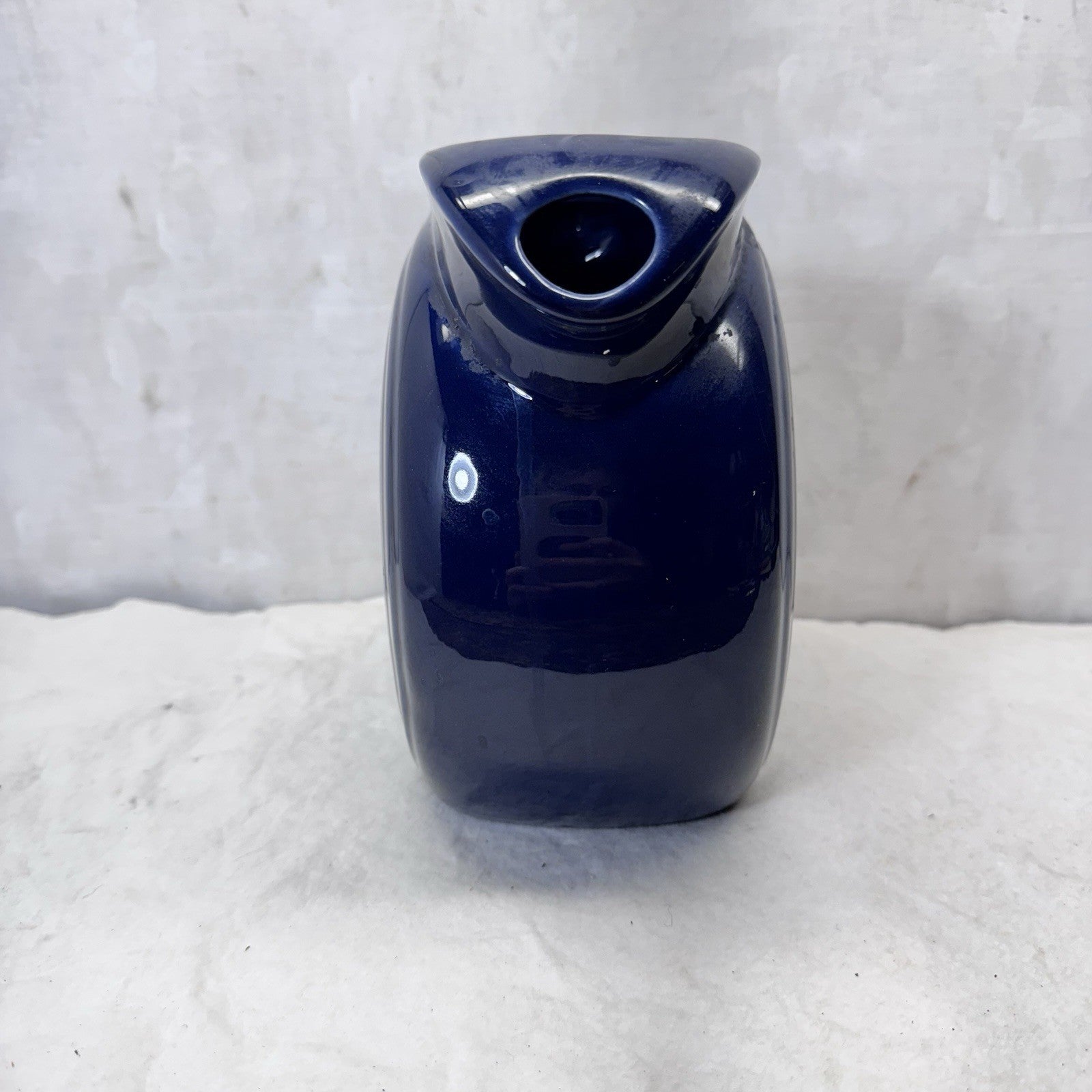 Blue Fiesta Disc Pitcher Vintage 