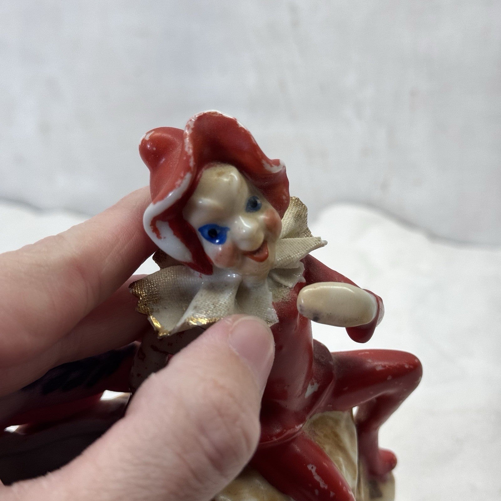 Vintage Ceramic Pixie Elf Planter Japan