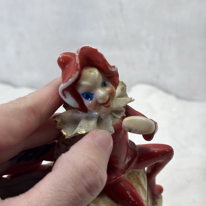 Vintage Ceramic Pixie Elf Planter Japan
