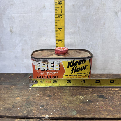 Kleen Floor Cleaner Tin Vintage