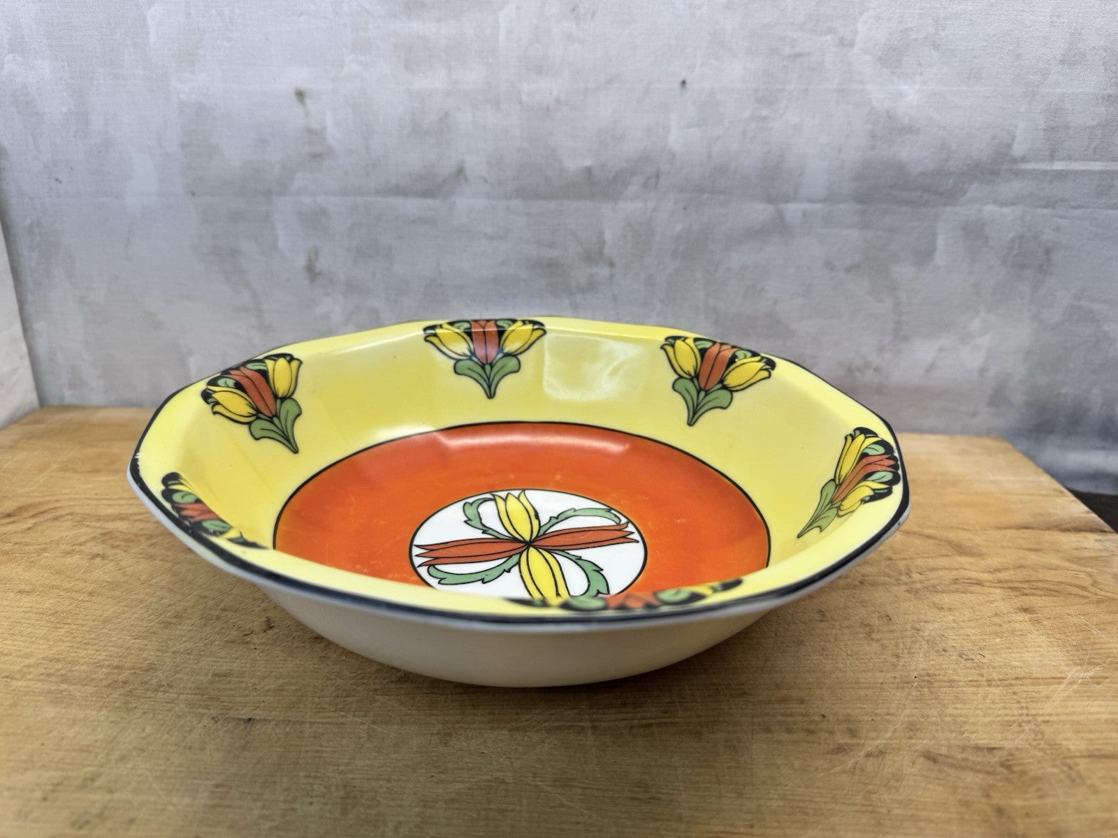 Vintage Art Deco Beyer And Bock Germany Bowl #1340