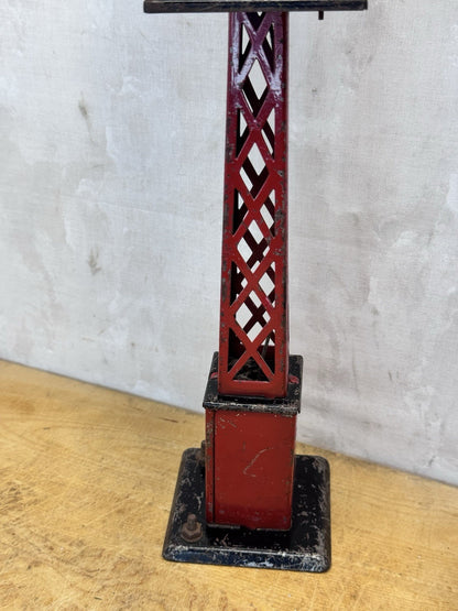 Vintage Marx Radio Train Control Tower No. 7 Tin Litho #S-1607