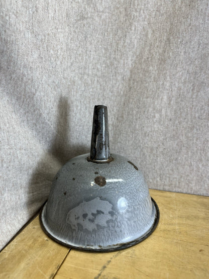Grey Enamel Funnel