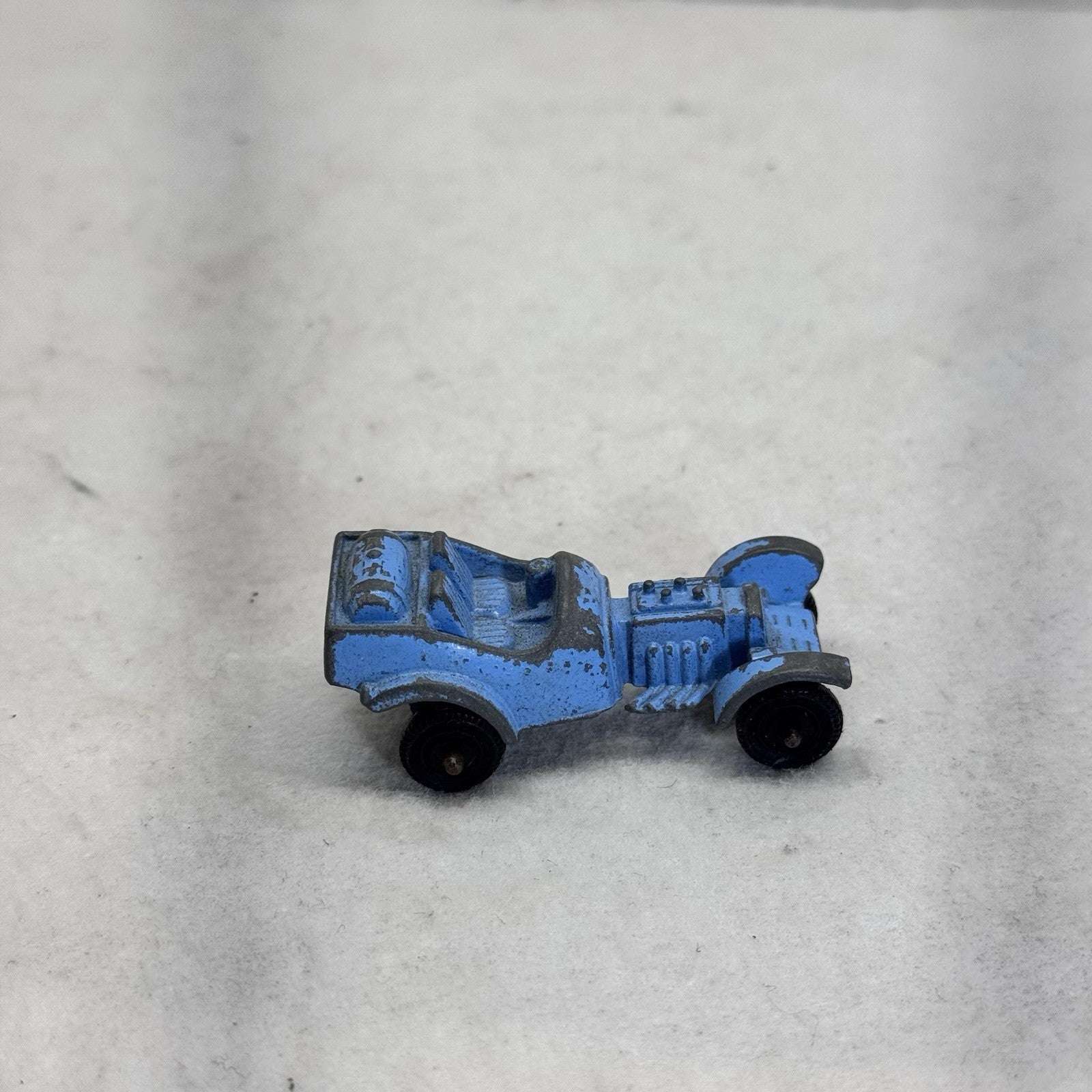 Vintage Tootsie Toy Car Blue Roadster