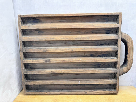 Coin Slot Organizer Primitive Drawer Wooden #1146
