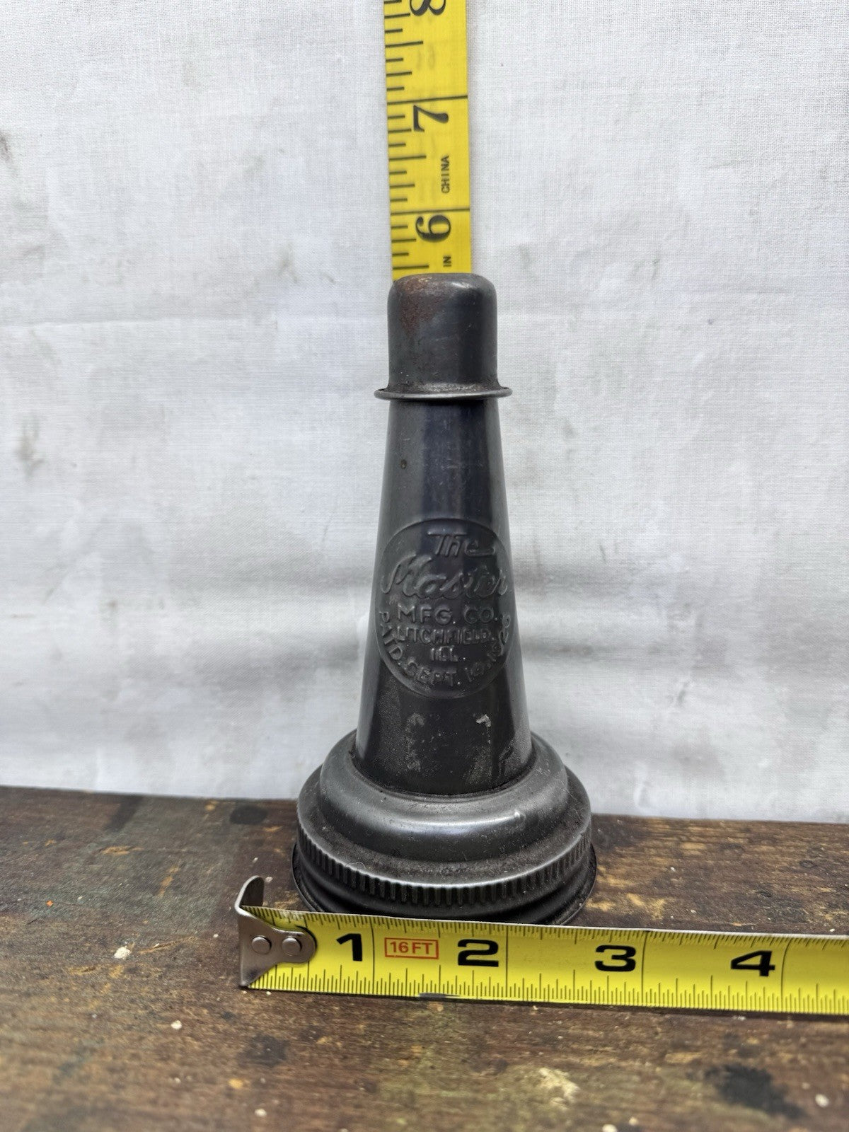 Antique Oil Dispenser Master Top W/cap #1250