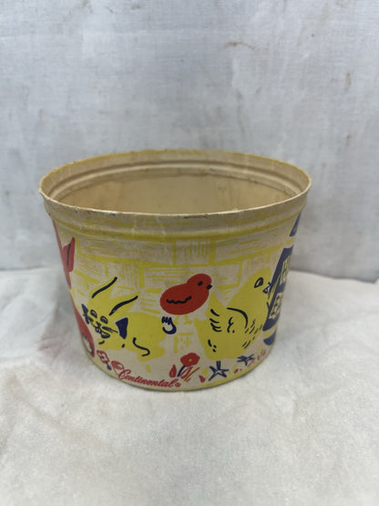 Continental Car Co. Easter Waxed Cardboard Container Vintage