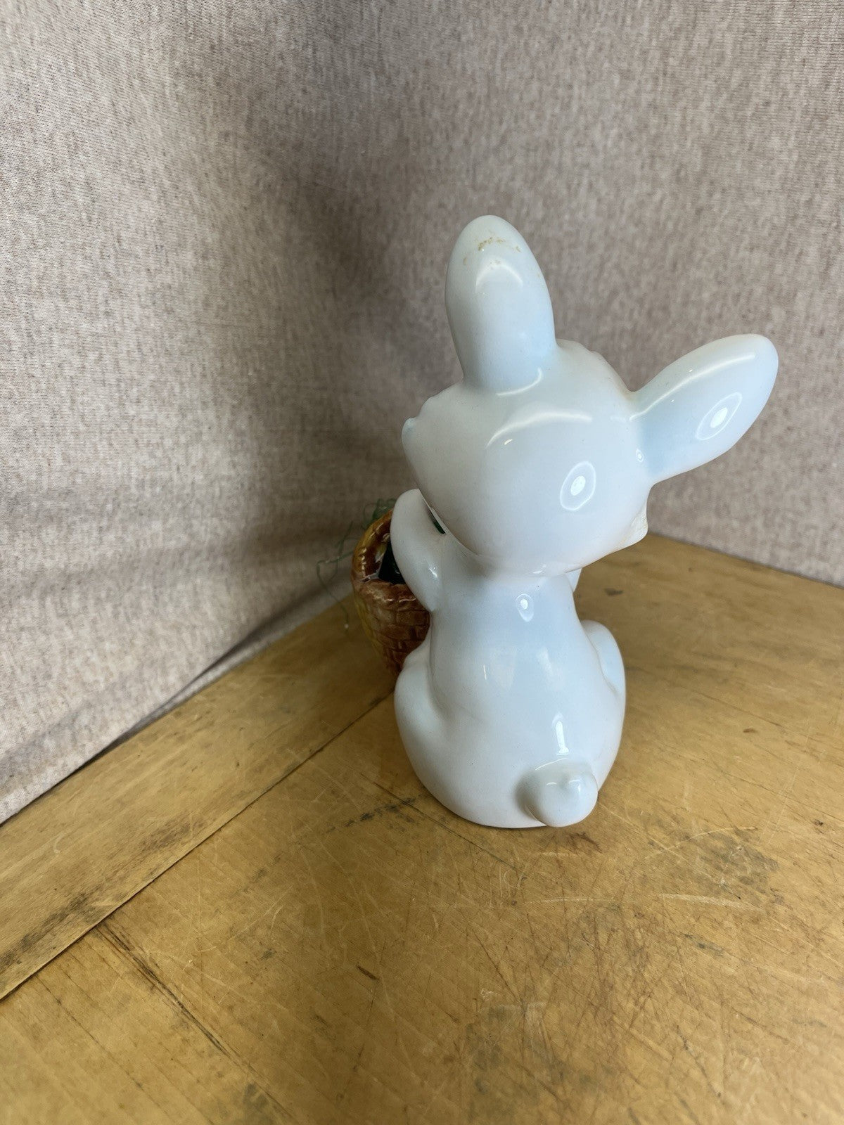 Norcrest Vintage Easter Rabbit W/basket