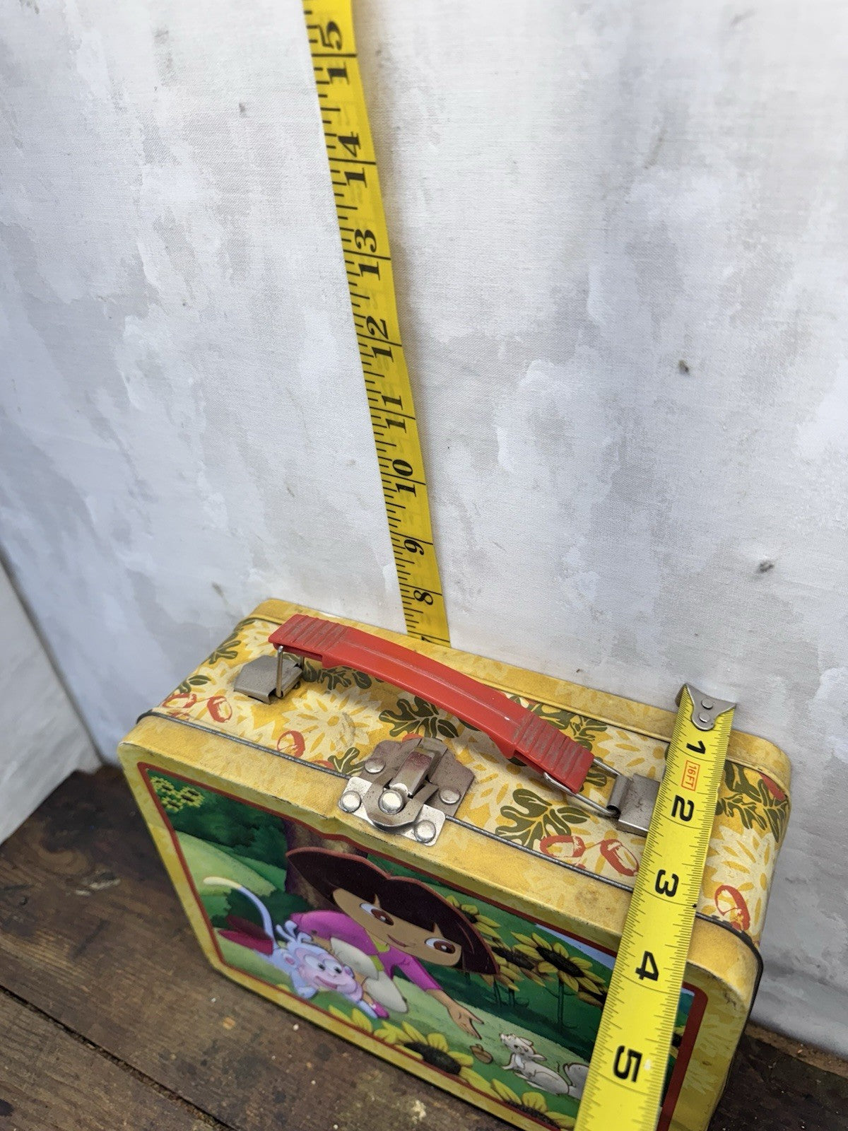 Dora The Explorer Lunch Box Tin Vintage #1497