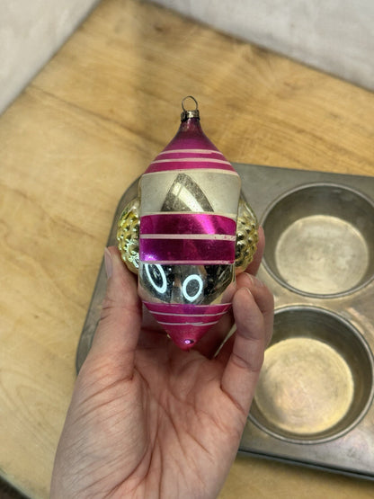 Tear Drop Vtg Christmas Ornament #1570
