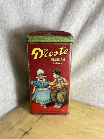 Drostes Cocoa Empty Vintage Tin
