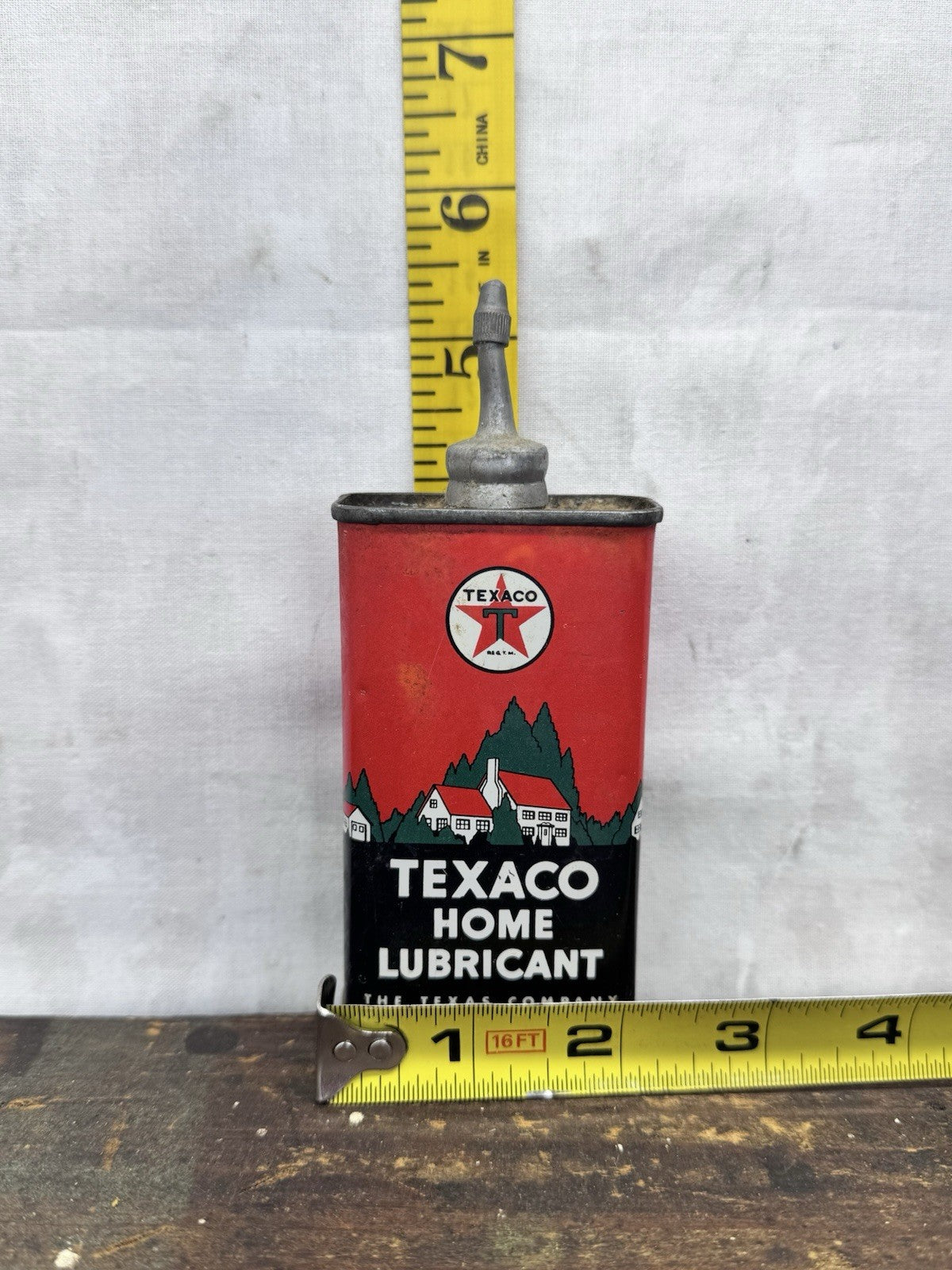 Vintage Texaco Home Lubricant Tin #1123