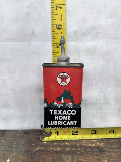 Vintage Texaco Home Lubricant Tin #1123