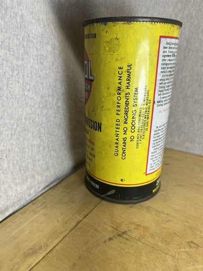 Zecol  Cooling System Empty Tin Vintage