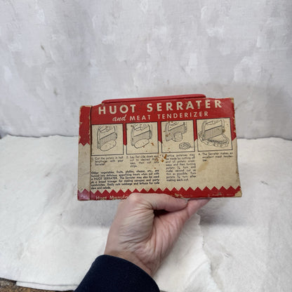 Huot Serrater And Meat Tenderizer NOS Vintage