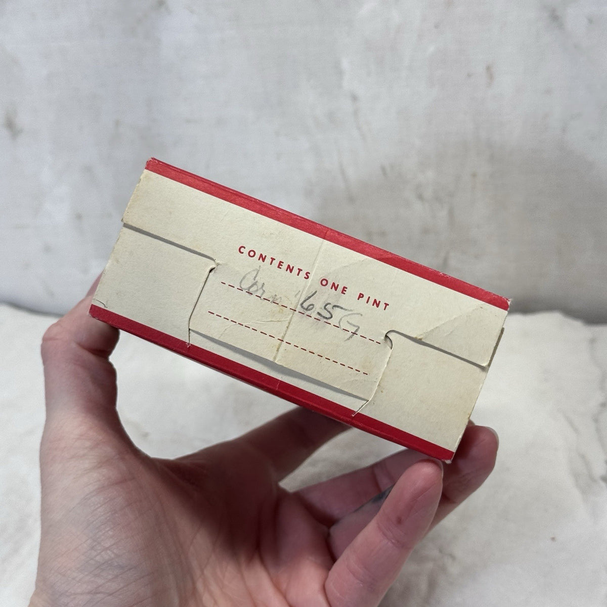 Spotless Frozen Food Carton Empty Vintage Box