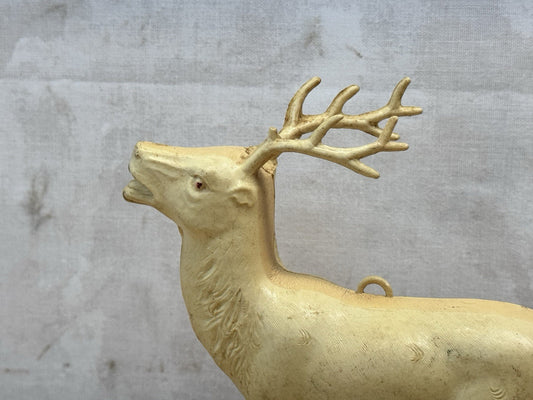 Plastic Reindeer Vintage Christmas #1054