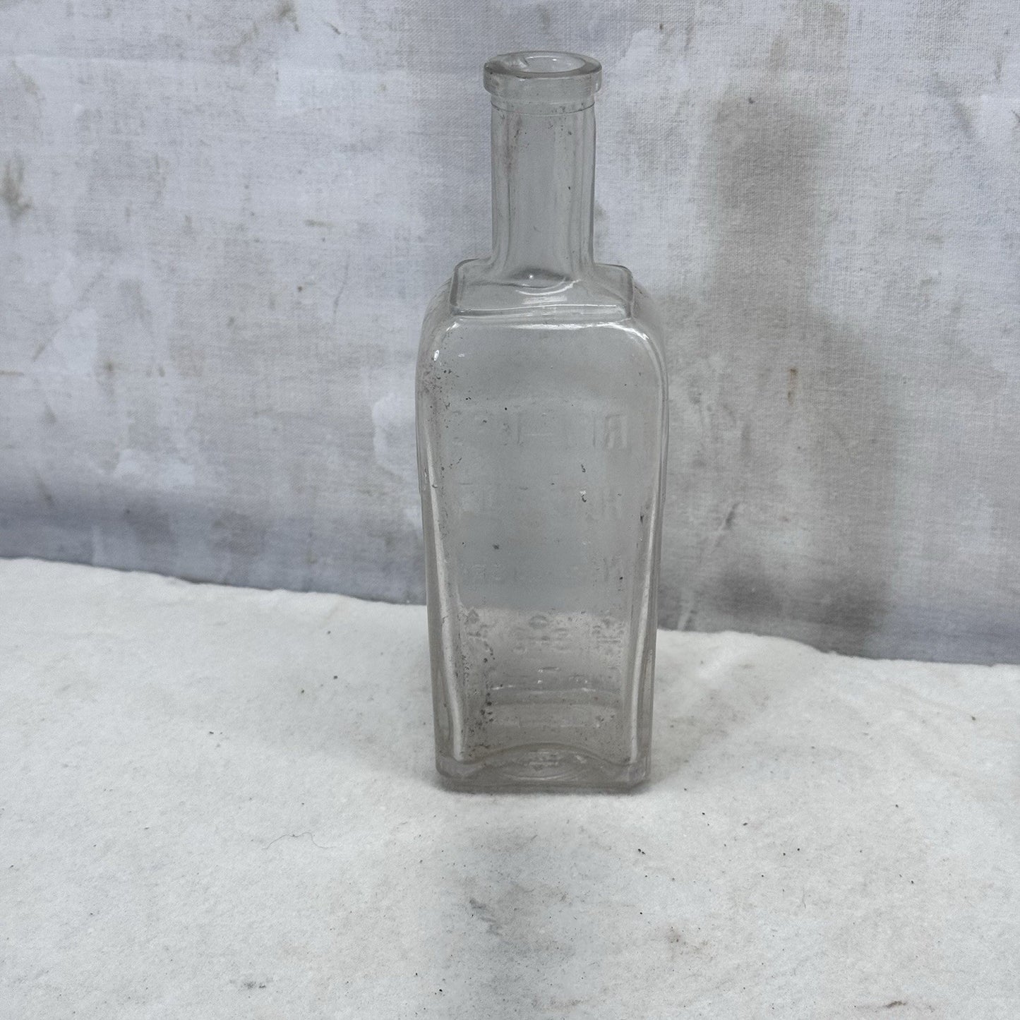 Richard Hudnut Embossed Glass Vintage Perfume Bottle
