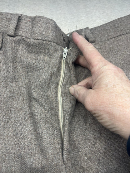 1960s, 70s Men’s Tan Wool Blend Pants