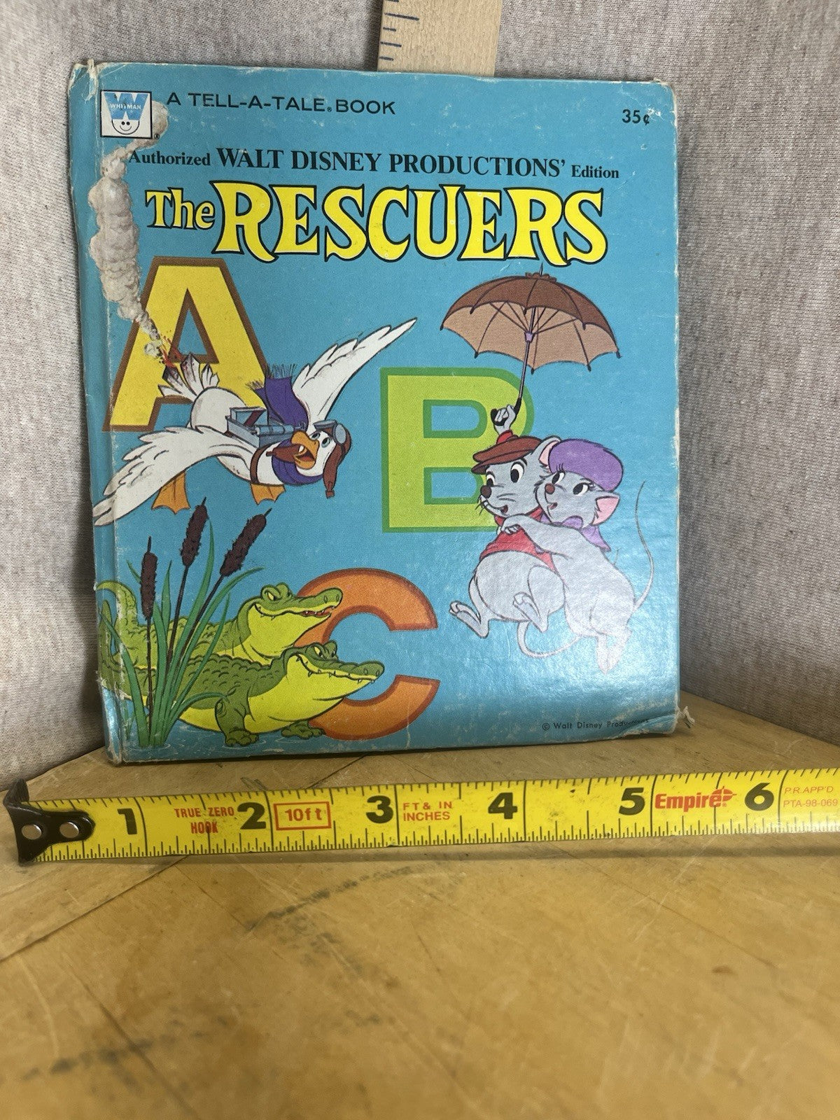 Child’s Rescuers Walt Disney Book