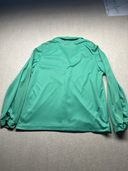 1970s Women’s Green L Sleeve Knit Top