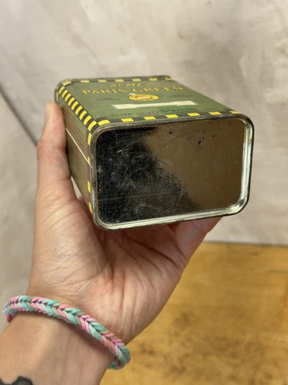 Acme Paris Green Empty  Tin #1221