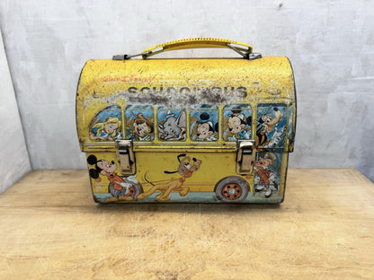 Vintage 1960s Disney's School Bus Lunchbox #S-1507