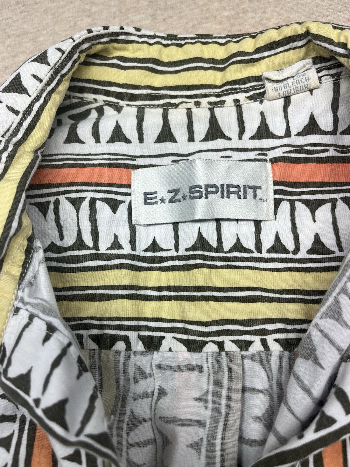 1980s Women’s Striped Cotton S Sleeve Top