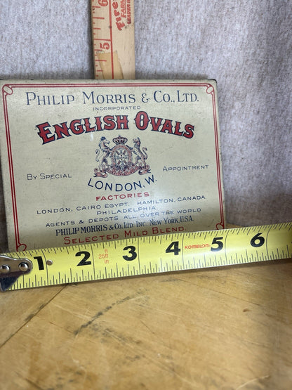 English Ovals Empty Vintage Tobacco Tin