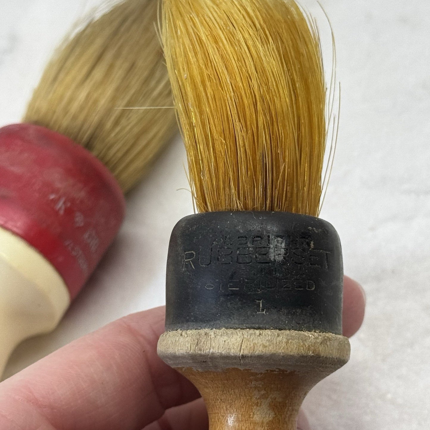 Three Vintage Shaving Brushes 