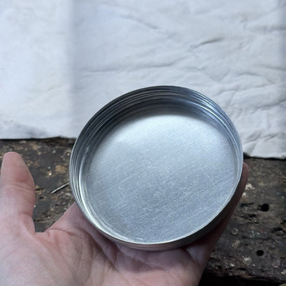 Hoosier Ribbed Clear Jar Tall Vintage Glass