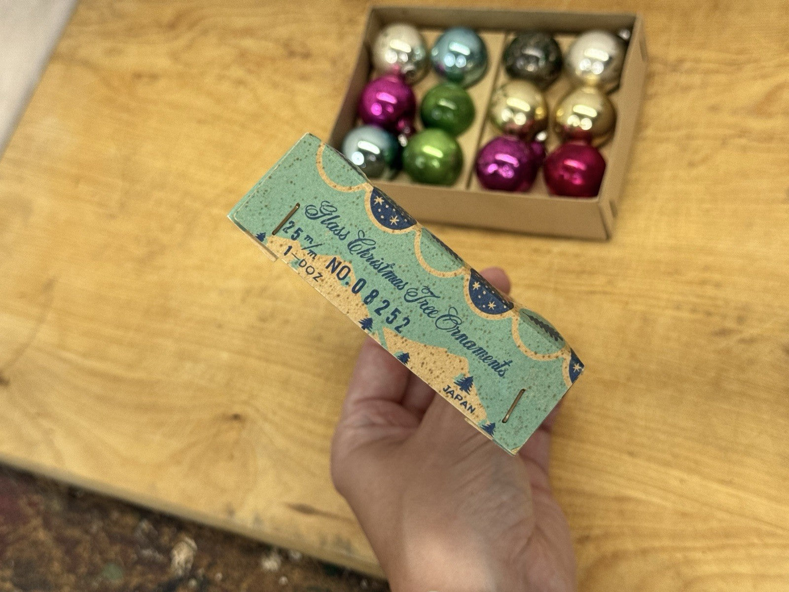Vintage Shiny Brite Mini Ornaments #1089