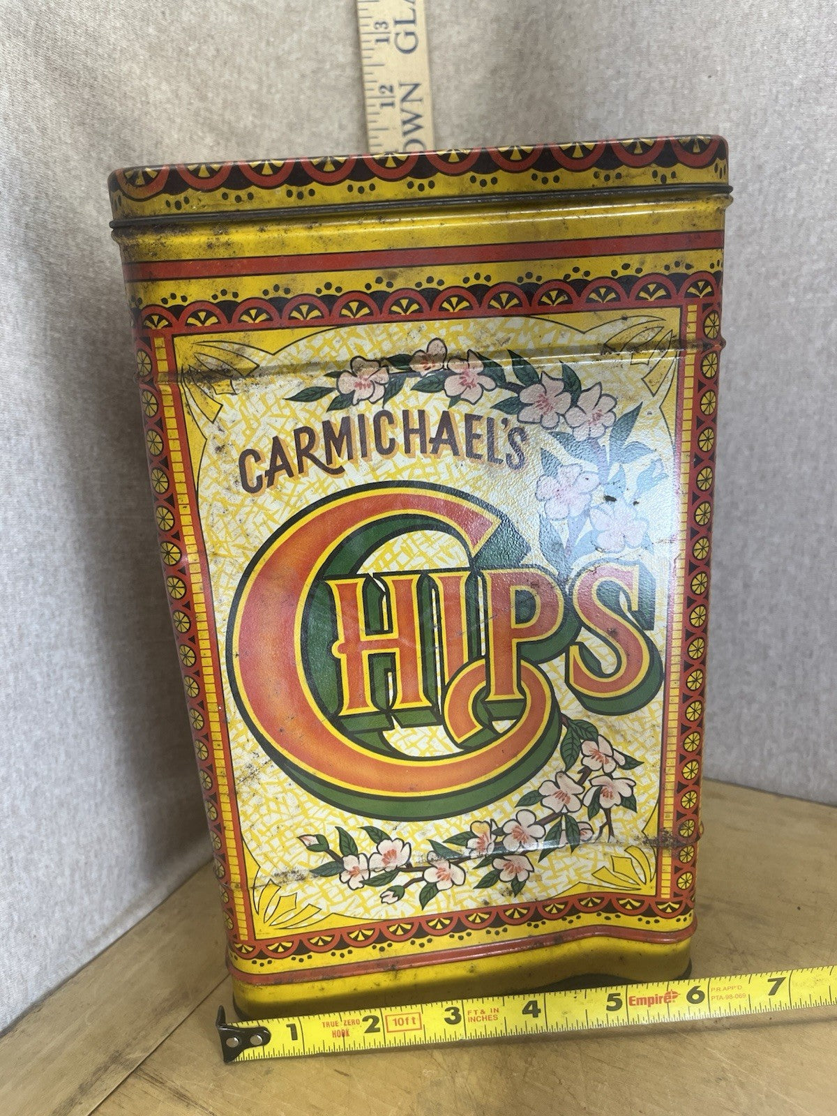 Carmichaels Chip Tin Vintage