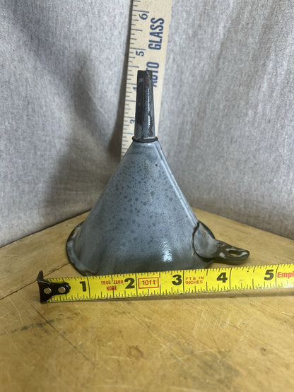 Grey Enamel Funnel