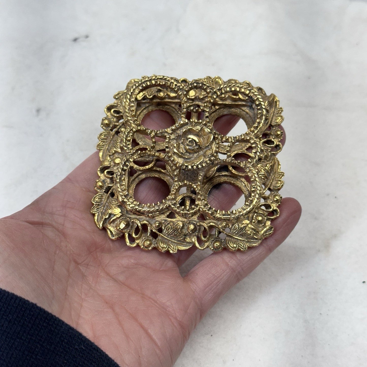 Ornate Lipstick Holder Vintage