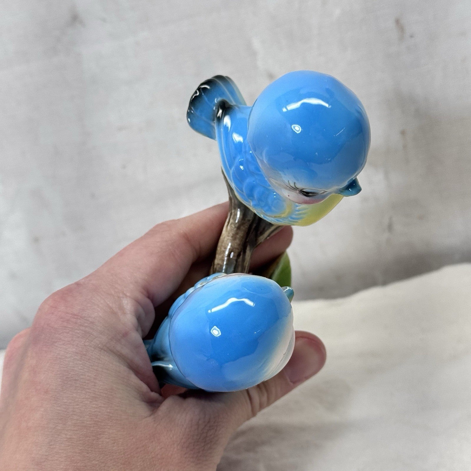 Norcrest Bluebirds On Branch Figurine Vintage