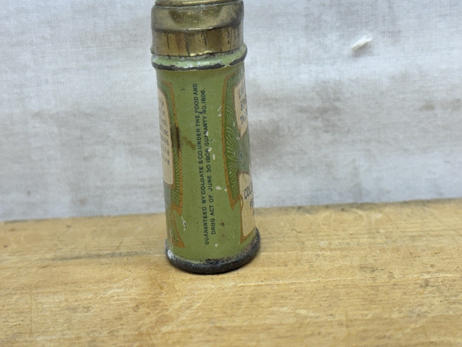 Colgate Cashmere Talc Powder Mini Tin Vintage #1153