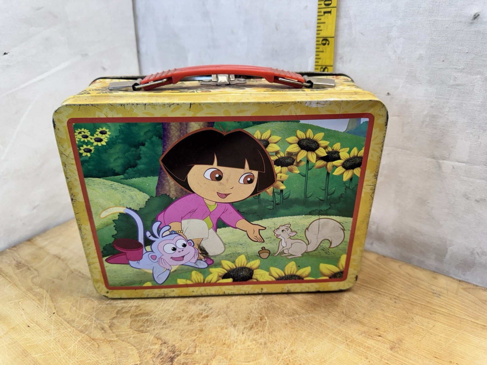 Dora The Explorer Lunch Box Tin Vintage #1497