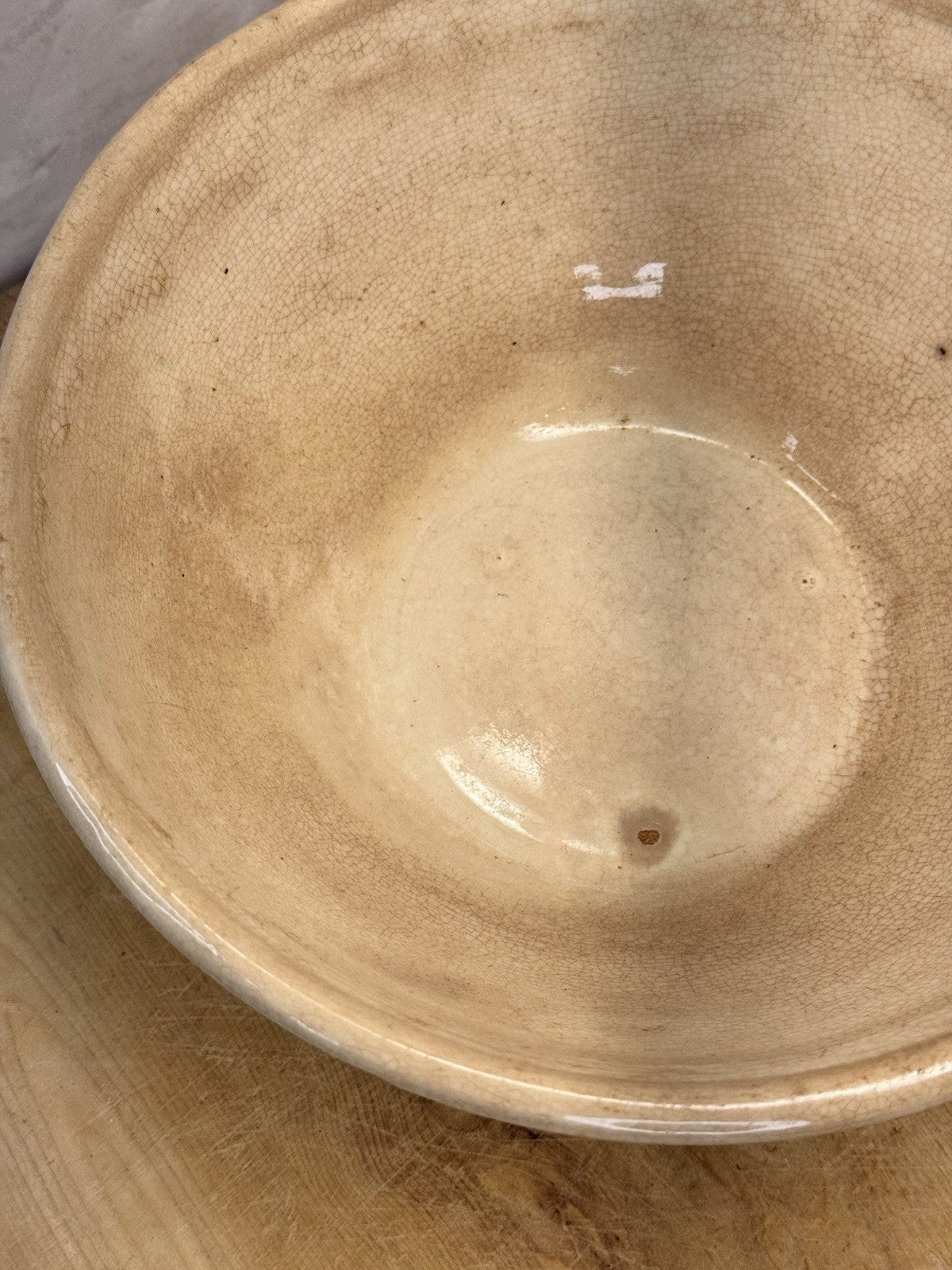 Stoneware Bowl Antique  #1432