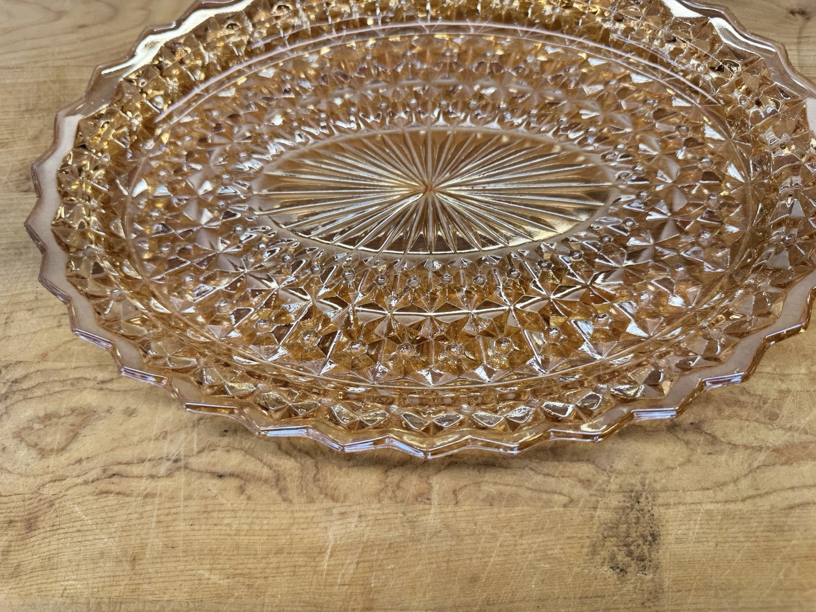 Carnival glass Jeanette #1085